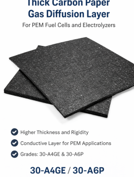 Thick Carbon Paper Gas Diffusion Layer for PEM Fuel Cells and Electrolyzers – 30-A4GE / 30-A6P
